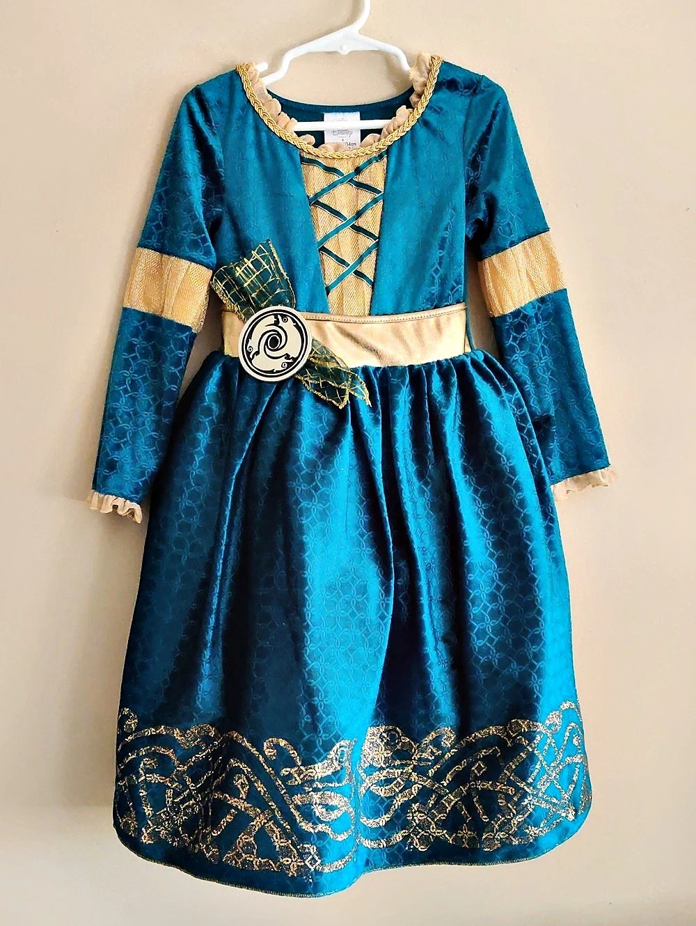 Disney Brave Princess Merida Medieval Dress Kids Size US 4 Costume